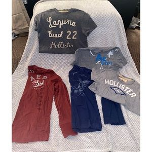 American Eagle & Hollister Men’s Tees